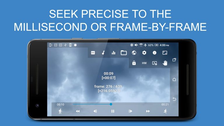 Precise Frame mpv Video Player для Android — скриншот 3