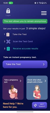 PregaFaith — Pregnancy Test для Android — скриншот 2