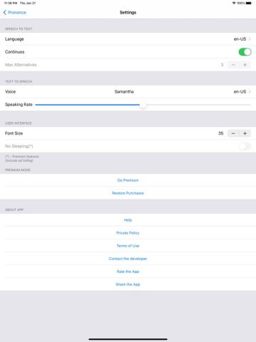 Проверка произношения Prononce для iOS — скриншот 3