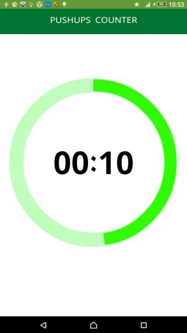 Отжимания, счетчик отжиманий для Android — скриншот 3