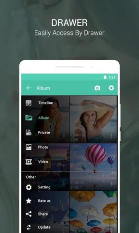 Quickpic Gallery Photo & Video для Android — скриншот 5