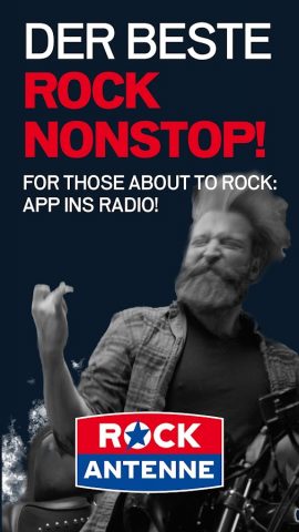 ROCK ANTENNE: Hier lebt Rock! для Android — скриншот 1