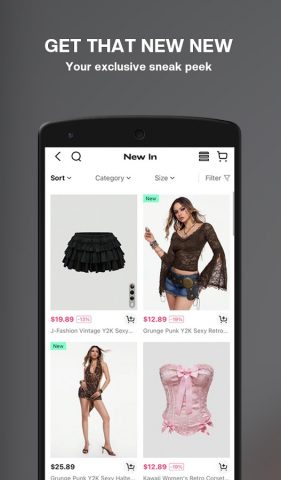 ROMWE — Ultimate Cyber Mall для Android — скриншот 2