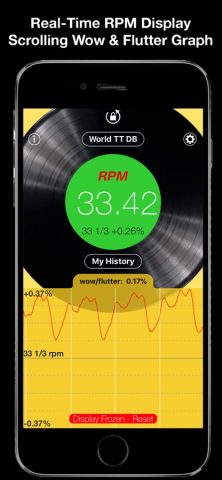 RPM — Turntable Speed Accuracy для iOS — скриншот 1