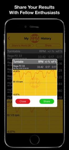 RPM — Turntable Speed Accuracy для iOS — скриншот 3