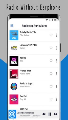 Радио без наушников для Android — скриншот 4