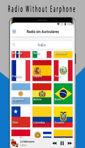 Радио без наушников для Android — скриншот 5