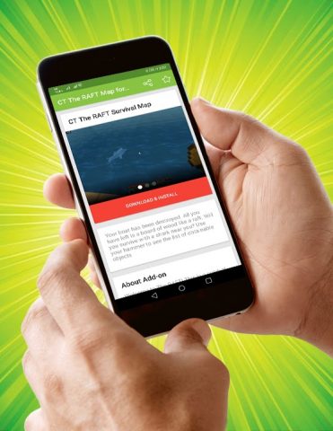 Raft Survival for Minecraft для Android — скриншот 1