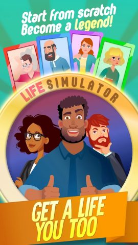 Real Life Simulator Sim RPG для Android — скриншот 1