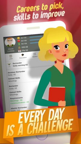 Real Life Simulator Sim RPG для Android — скриншот 3