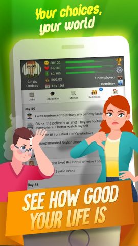 Real Life Simulator Sim RPG для Android — скриншот 5