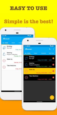 напоминание для Android — скриншот 1