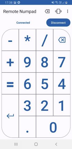 Remote Numpad для Android — скриншот 3