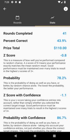 Remote Viewing RV Tournament для Android — скриншот 4