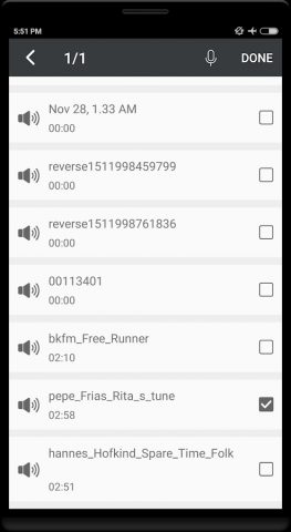 Reverse Audio для Android — скриншот 3