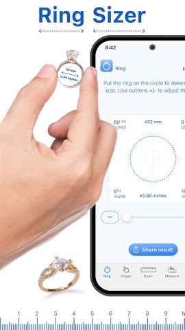 Ring Sizer — Ring Fing для Android — скриншот 1
