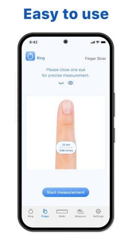 Ring Sizer — Ring Fing для Android — скриншот 3