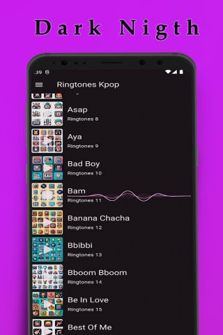 К-поп Рингтоны для Android — скриншот 4