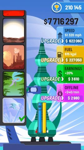 Rocket Sky! для Android — скриншот 1