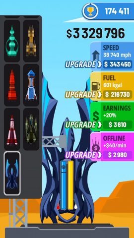 Rocket Sky! для Android — скриншот 5