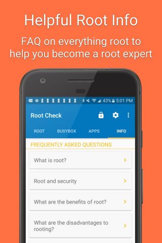 Root Check Проверка корня для Android — скриншот 3