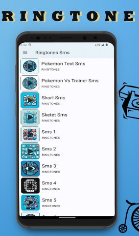 СМС рингтон для Android — скриншот 1