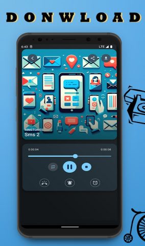 СМС рингтон для Android — скриншот 3