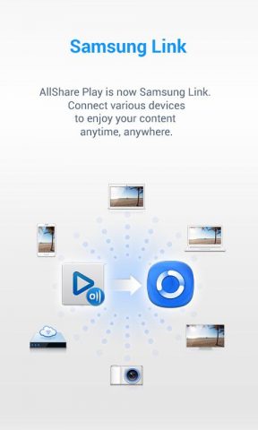 Samsung Link для Android — скриншот 1