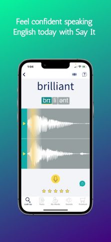 Say It: English Pronunciation для Android — скриншот 1