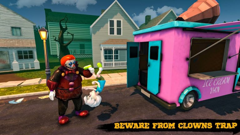 Scary Clown Horror Escape 3D для Android — скриншот 3