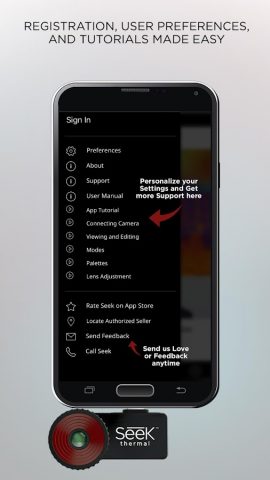 Seek Thermal для Android — скриншот 5