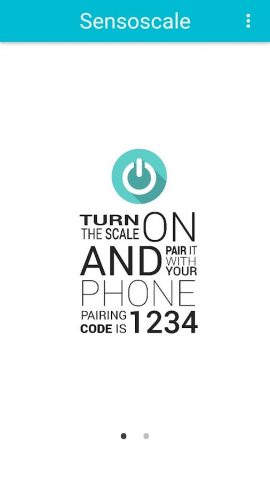 Sensoscale цифрово́й  весы для Android — скриншот 2