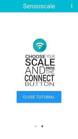 Sensoscale цифрово́й  весы для Android — скриншот 3