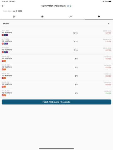 SharkScope для iOS — скриншот 2