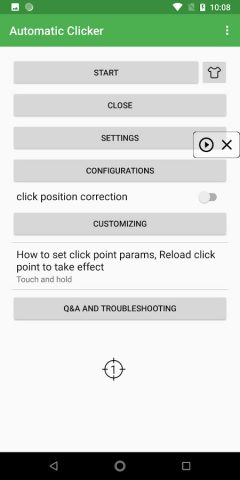 автоматический кликер для Android — скриншот 2