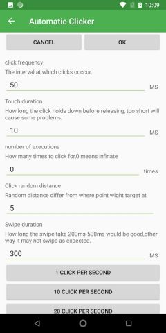 автоматический кликер для Android — скриншот 4