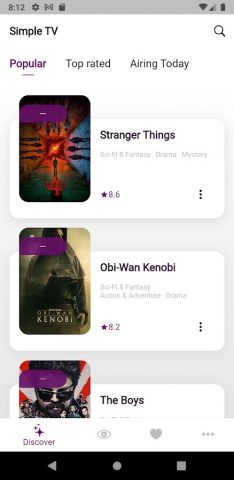 SimpleTV для Android — скриншот 1