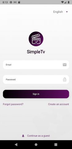 SimpleTV для Android — скриншот 3