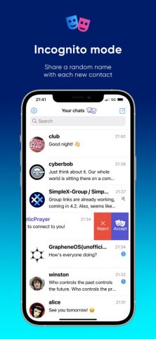 SimpleX Chat: secure messenger для iOS — скриншот 3