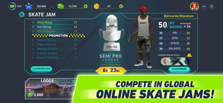 Skate Jam — Pro Скейтбординг для iOS — скриншот 2