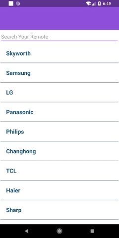 Skyworth TV Remote для Android — скриншот 2