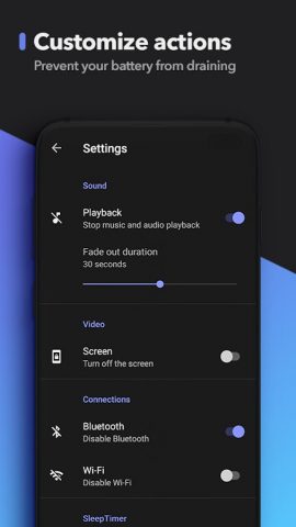 Таймер Сна (Аудио & Видео) для Android — скриншот 5