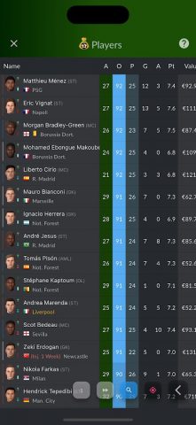 Футбольный агент для Android — скриншот 3