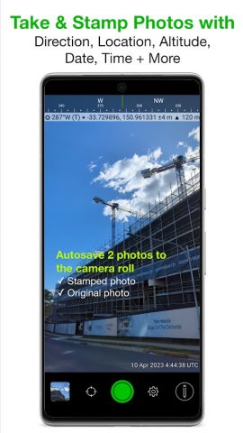 Solocator — GPS Field Camera для Android — скриншот 1