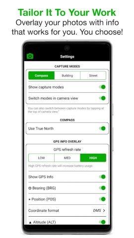 Solocator — GPS Field Camera для Android — скриншот 3