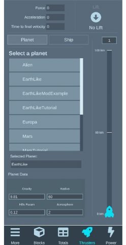 Space Engineers Calculator для Android — скриншот 4