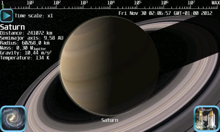 Space Flight Simulator для Android — скриншот 3