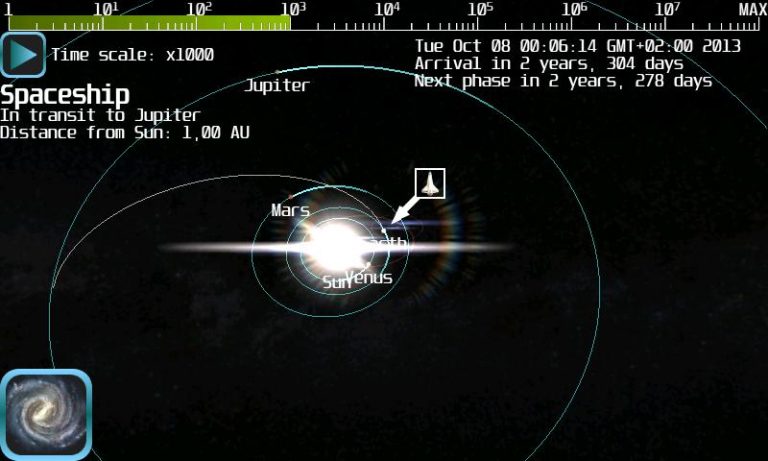 Space Flight Simulator для Android — скриншот 5