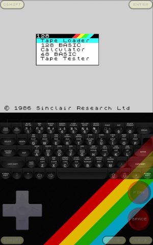 Speccy — ZX Spectrum Emulator для Android — скриншот 1