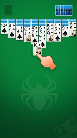 Spider Solitaire для Android — скриншот 1
